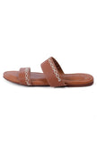 Light Brown Strap Sliders