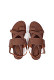 Carob Brown Criss Cross Flats