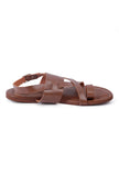 Carob Brown Criss Cross Flats