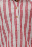 Set of 2 - Pink Stripe U Cut Kurta Pyjama