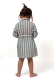 Green Melange Stripe Tunic Dress