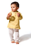 Mango Mustard Cotton  Kurta Pyjama Set