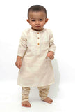 Set of 2 - Golgala Silver Malmal Kurta Pyjama