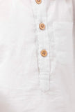 Set of 2 - Barney White Kurta Pyjama Set