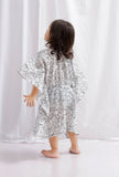 Black Block Printed Cotton Kaaftan