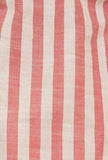 Set of 2: Scarlet Red Stripes Cotton Kurti with Pants