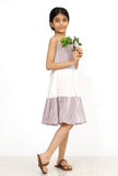 Mauve Handblock Cotton Dress