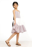 Mauve Handblock Cotton Dress