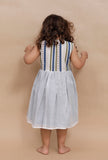 Off-white multi colored striped Dress