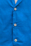 Set Of 2: Oswald Blue Cotton Shirt And Blue Short