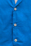 Set Of 2: Oswald Blue Cotton Shirt And Blue Short