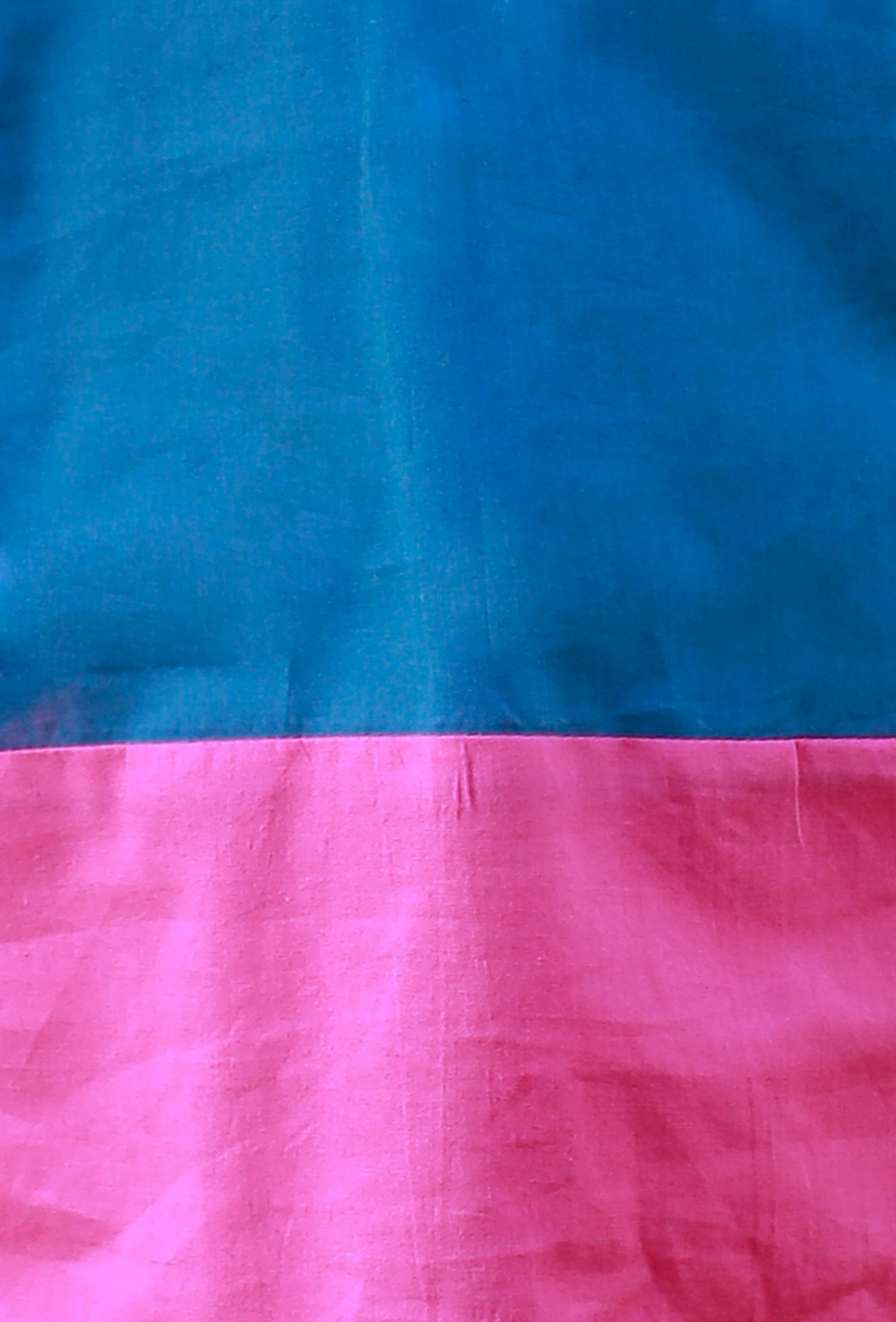 Set Of 2: Cotton Candy Blue And Pink Cotton Shirt With Pink Short