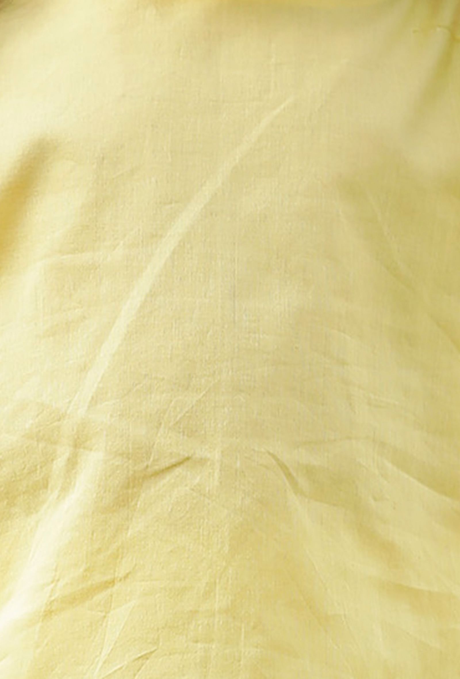 Set Of 2: Merry Yellow Cotton Top And Yellow Capri