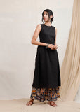 Black Cotton Kurta