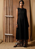 Black Cotton Kurta