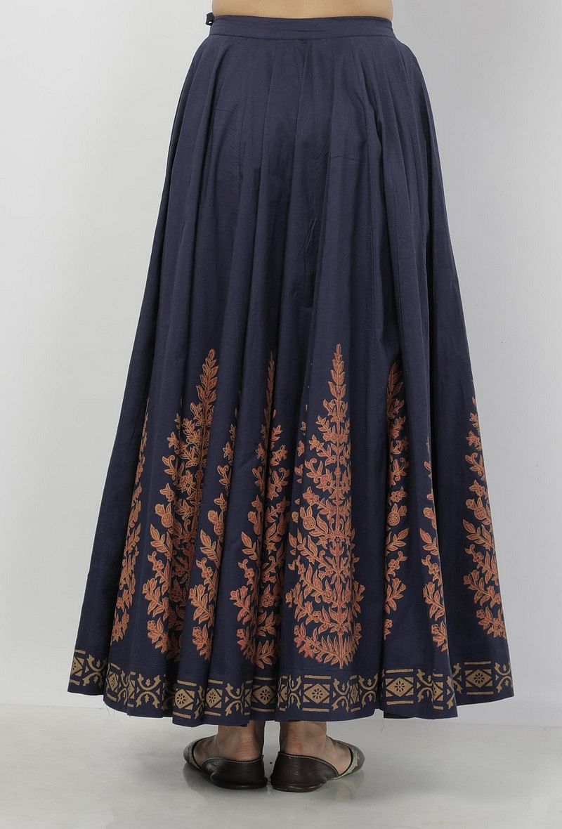 Khaki Skirt - Indigo Bleu