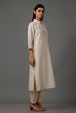 Irish Cream Pure Cotton Kurta