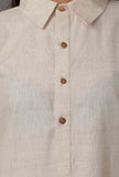 Irish Cream Pure Cotton Kurta