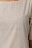 White Pure Cotton Kurta