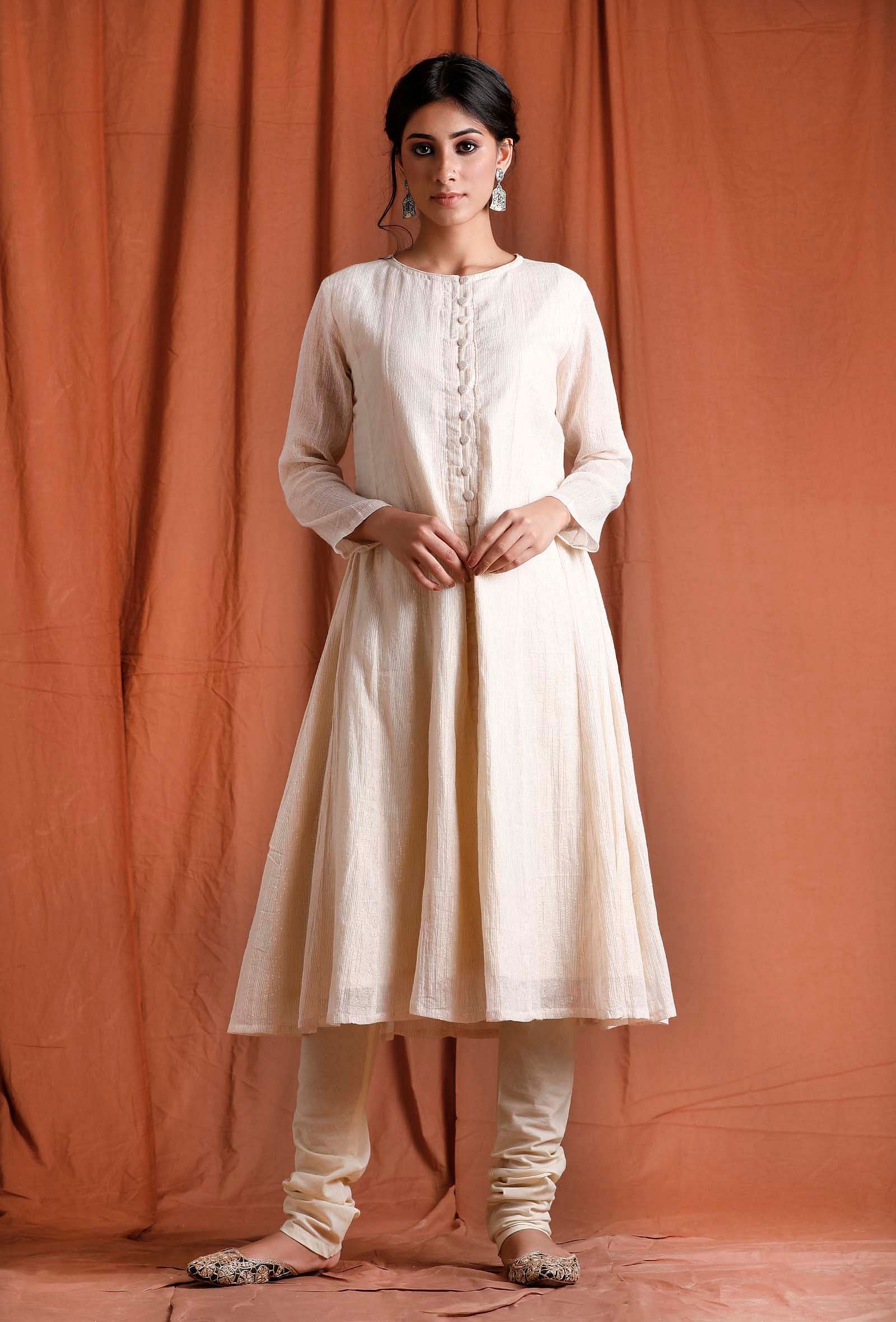 White Kurtis Online - Buy Plain White Kurti Designs for Women