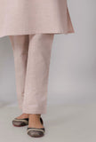 Pastel Purple Cotton Short Khadi Kurta