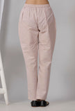 Pastel Purple Cotton Khadi Pants