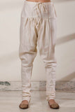 Set of 2: Off White Kalidar Kurta with Churidar