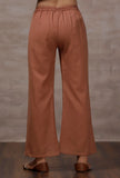 Taupe Flared Cashmilon Pants