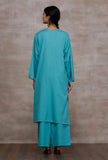 Qasim Sky Blue Woollen Phiran