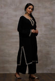 Black Wool Pure Woollen Phiran