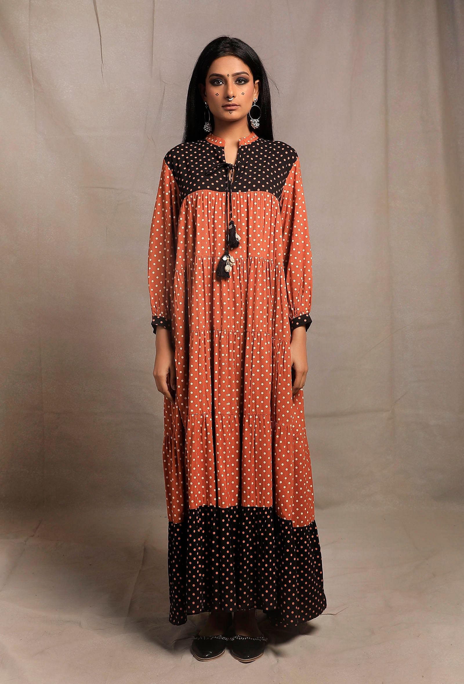 Buy Kurtis Online USA | Latest Kurti Designs | Indian Kurtis Online  Shopping: Rust, Blue, Orange and 15 Working Days