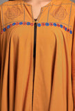 Mustard Yellow Front Open Asymmetrical Top