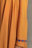 Mustard Yellow Front Open Asymmetrical Top