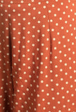 Rust Orange Hand Block Printed Palazzo Pants