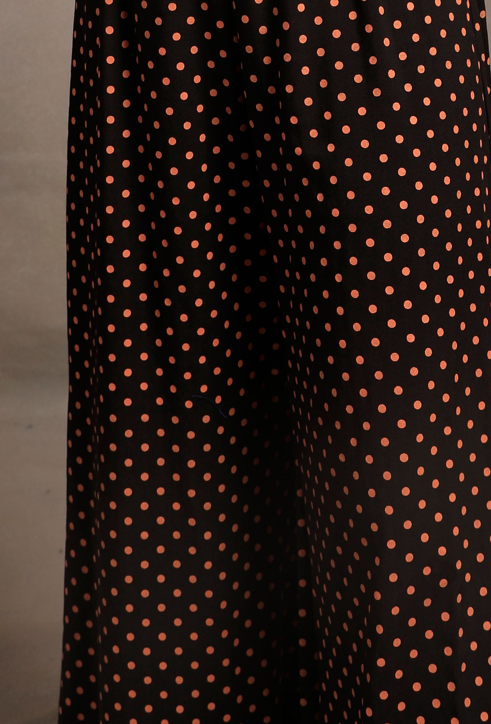 Set of 2: Black Front Embroidered Gathered Short Kurta with Black Hand Block Printed palazzo Pants