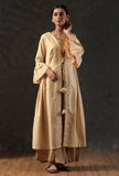 Sand Beige Bell Sleeve Cape