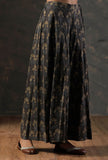 Block Printed Dark Brown Palazzo