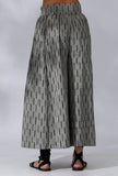 Ikkat Black And Grey Flared Culottes