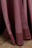 Onion-Pink Hand-Block Printed Long Skirt