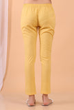 Mustard Yellow Cotton Pants