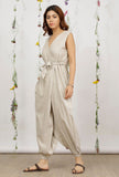 Beige Womens Jumpsuits