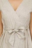 beige jumpsuit