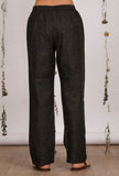 Set of 2: Dark Olive Cotton Khaadi Kurta with Dark Olive Straight Pants