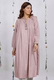 Orchid Pink Flared Cotton Khaadi Kurta