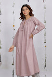 Orchid Pink Flared Cotton Khaadi Kurta