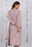 Orchid Pink Flared Cotton Khaadi Kurta