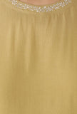 Set Of 3: Bandhani Embroidered Kurta, Dupatta & Straight Pants