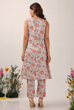 Cara Floral Chintz Box Plated Tunic