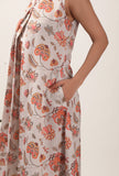Cara Floral Chintz Box Plated Tunic