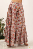 Airi Floral Chintz Assymetrical Flared Palazzo Pants